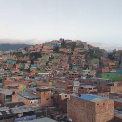 Colombie village vue du ciel