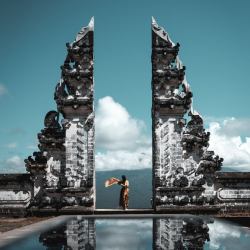 Porte du Paradis au Pura Lempuyang à Bali