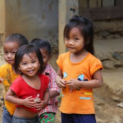 Market gardening in Laos