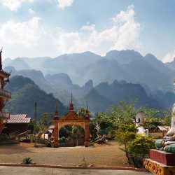 Market gardening in Laos