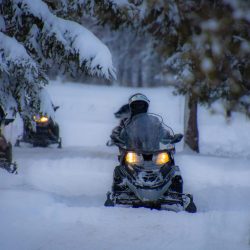 Motos de nieve en Canadá