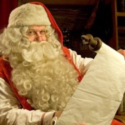 Père Noël en Laponie
