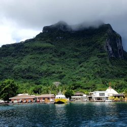 Polynesian mountainous terrain